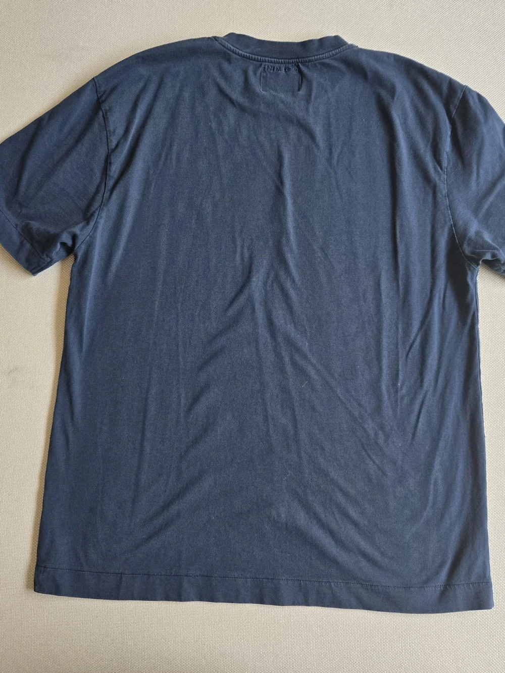 Inimigo Blue Men's T-Shirt Crew Neck Medium Portugal Short Sleeve Designer
